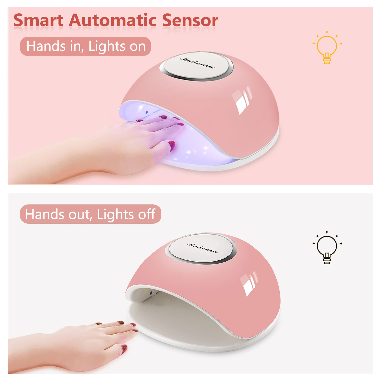 Madenia uv nail set led lamp nail dryer uv lamp for nails