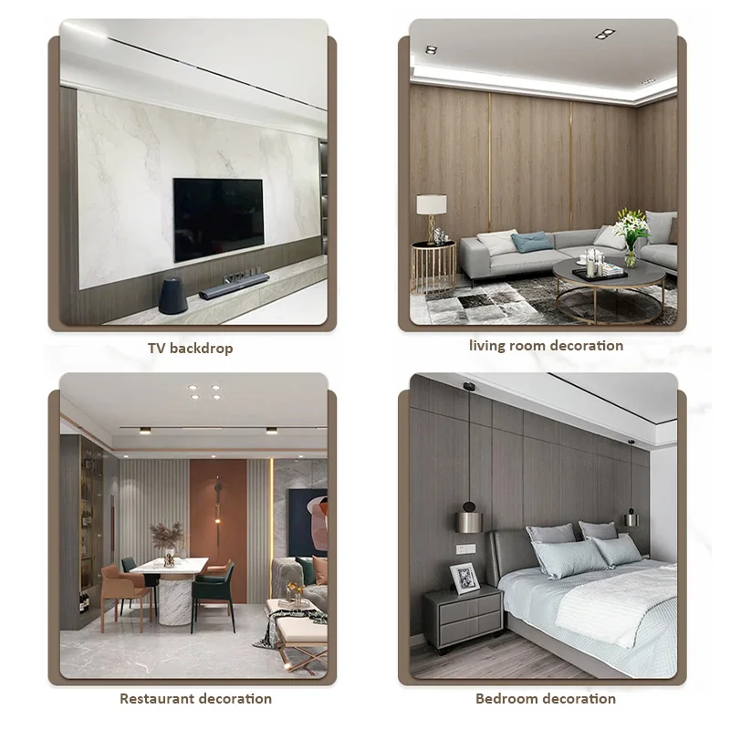 New Design Easy to install non-deformable luxury decorative pvc wall board  interior pvc wall panels for renovation