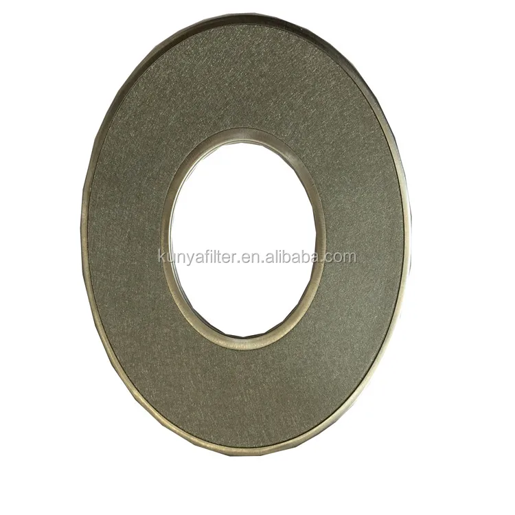 Stainless Steel 304SS 316SS 316l 100mesh Sintered Filter Disc with O-Ring hollow