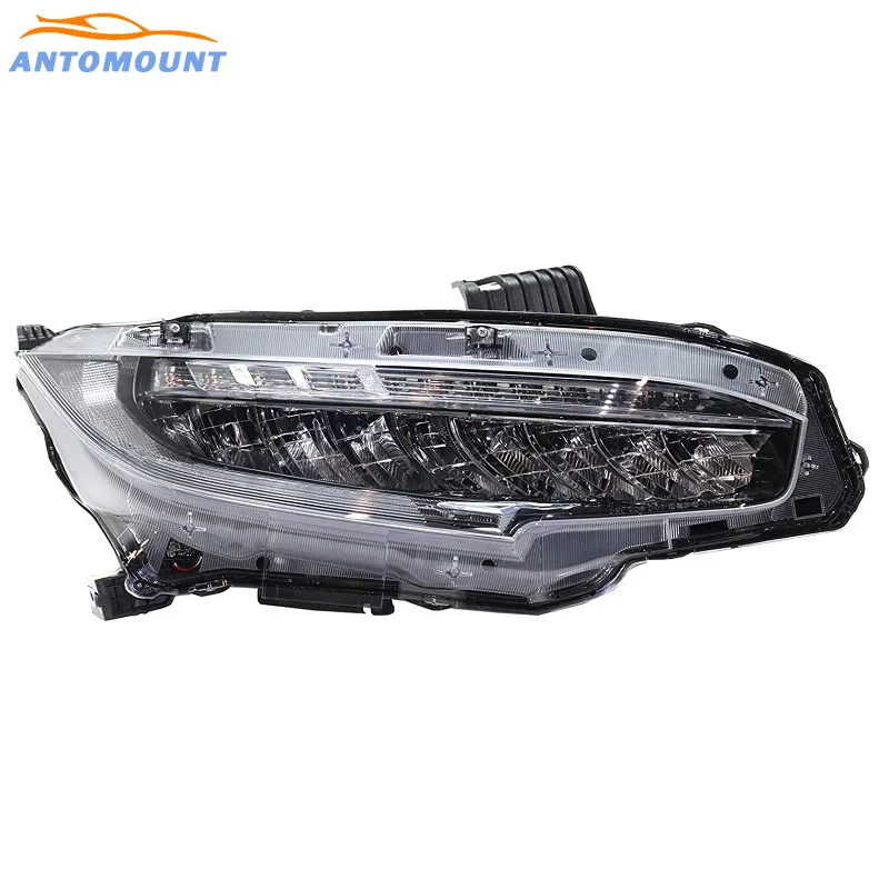 Hot Sale Auto Body Parts Front Head Lamp 33150-TET-H11 33100-TET-H11 LED Headlight Headlamp For Honda Civic 2016 2017 2018 2019