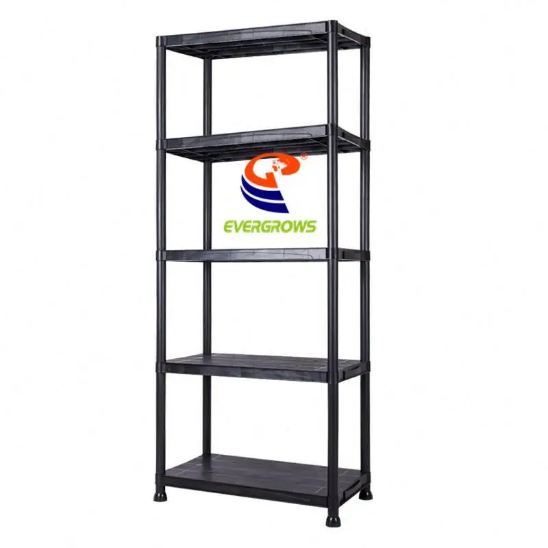5 слоев грузовой полка пластиковая угловая полка магазин полка под небольшую нагрузку для склада