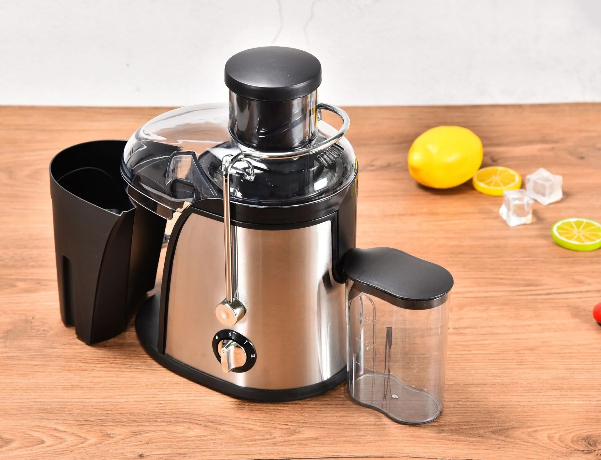 Fruit Portable Centrifugal slow Juicer Transparent Filter Bowl Feed Chute Dual Speeds Juicer Extractor Machine