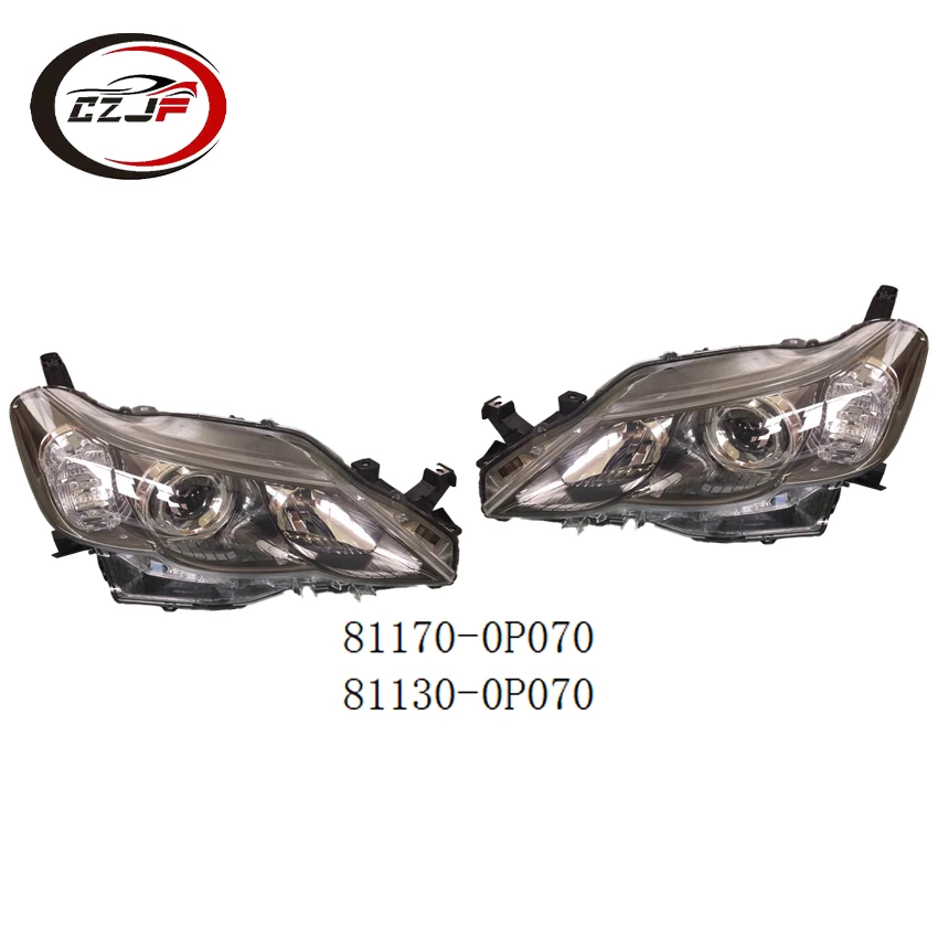CZJF Car Accessories Halogen Headlight Headlamp For Toyota Reiz 2010 2011 2012 2013
