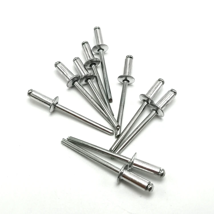 Nice Special Size 6*38 mm Open Type Standard Aluminum Metal Push Blind Rivet for Furniture