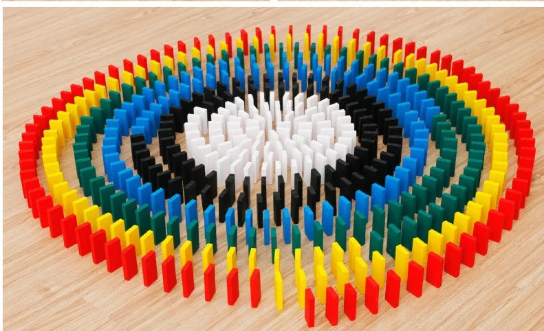 Wooden Block Organ Dominoes for Younger Audiences