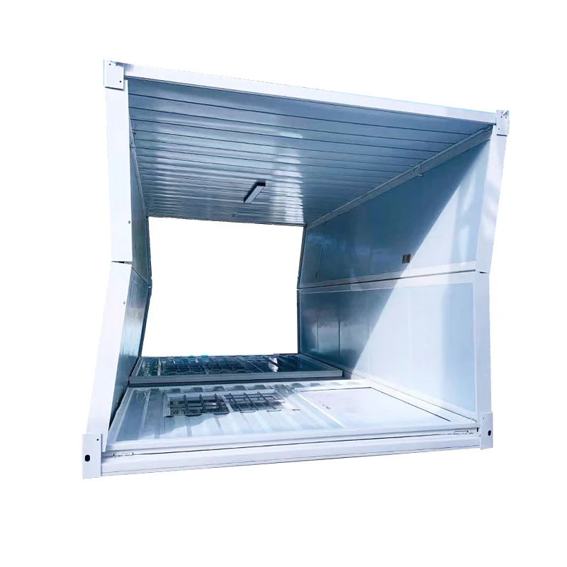 China Factory Provides Folding Garage Type For Mobile Community Construction Sites Integrated Houses