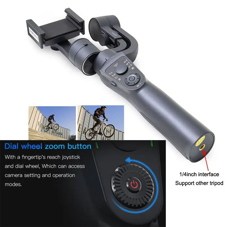 
Fun snap Capture 3 Axis Handheld Smartphone Gimbal Gopro Stabilizer for iPhone 