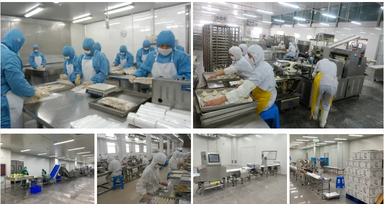 Wholesale Customizable Longtai Food Bulk IQF Frozen Vegetables Curry Spring Roll Frozen Vegetables Samosa