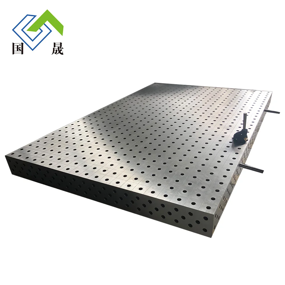 Precision Cast Iron 3D Welding Table Three Dimensional Flexible Platform