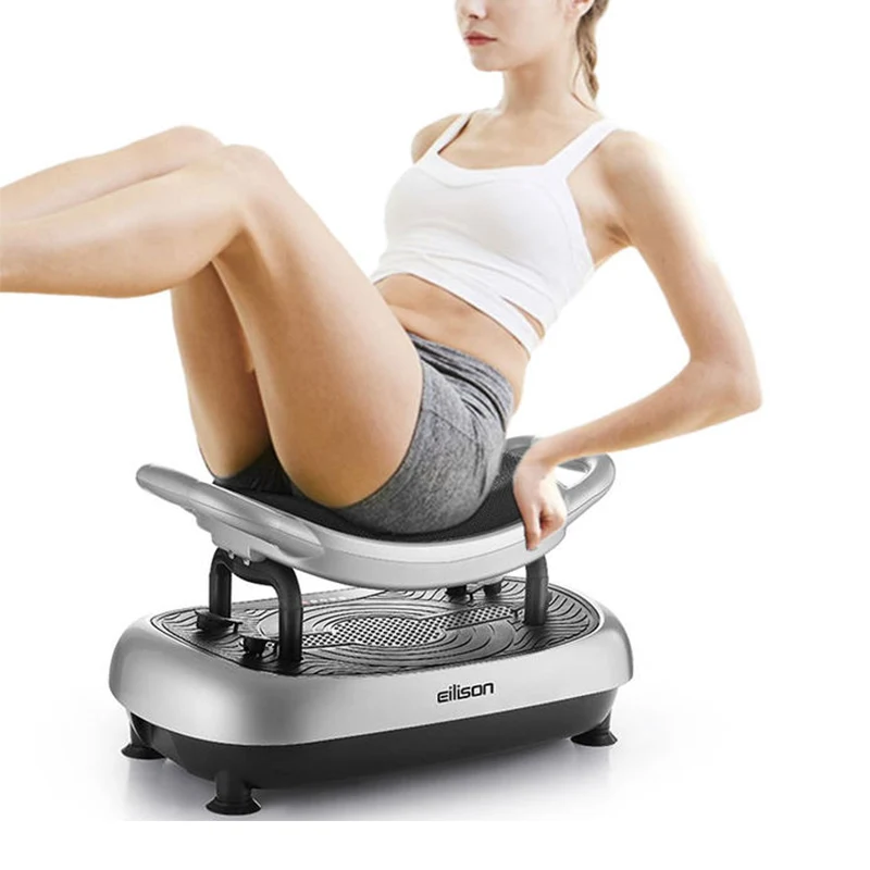Lose Weight Vertical Seat Vibrationsplatte Oscillating  Vibro Shaper Exercise Fitness Body  Rhythm Vibration Plate with Handle