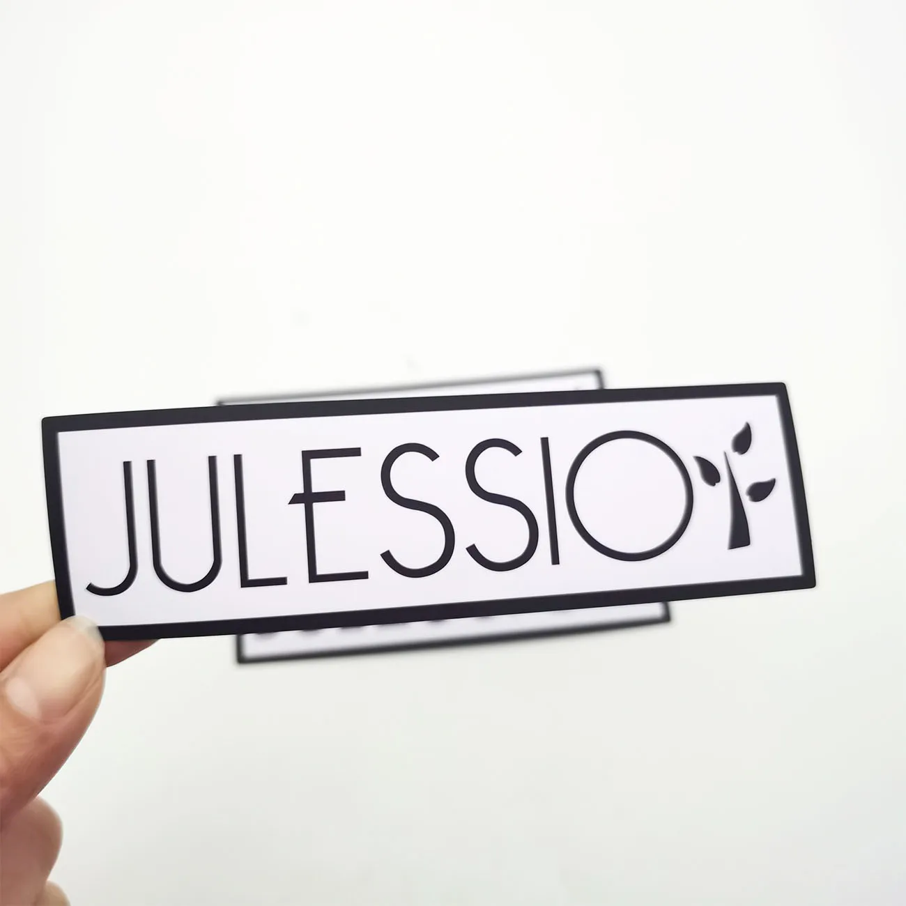 Art Half  Custom Die Cut Company Logo Vinyl PVC Custom UV Resistant Waterproof Stickers