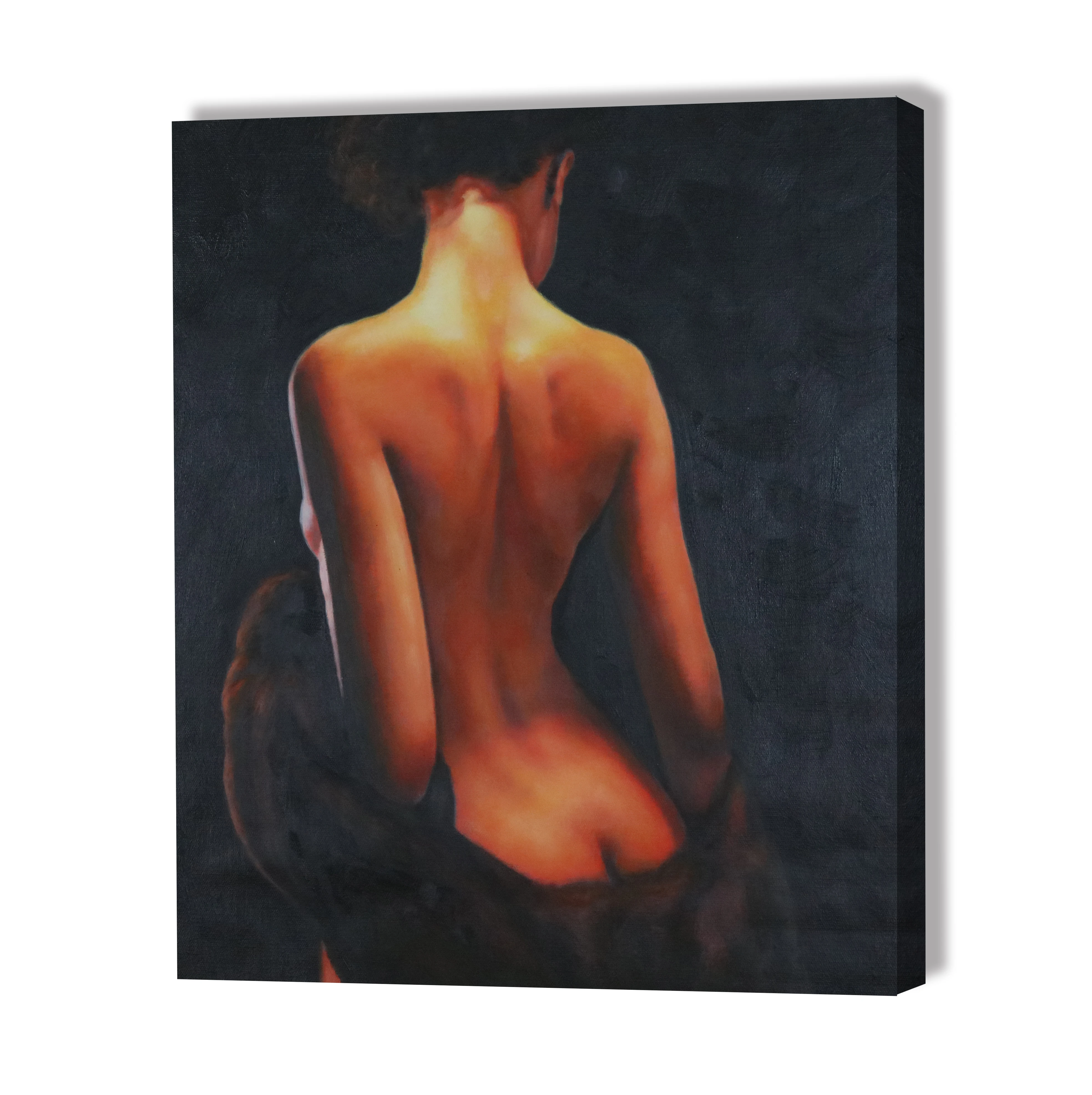Wall art classical sexy girl portrait hand-painted nude oil painting customizable living room corridor decoration painting