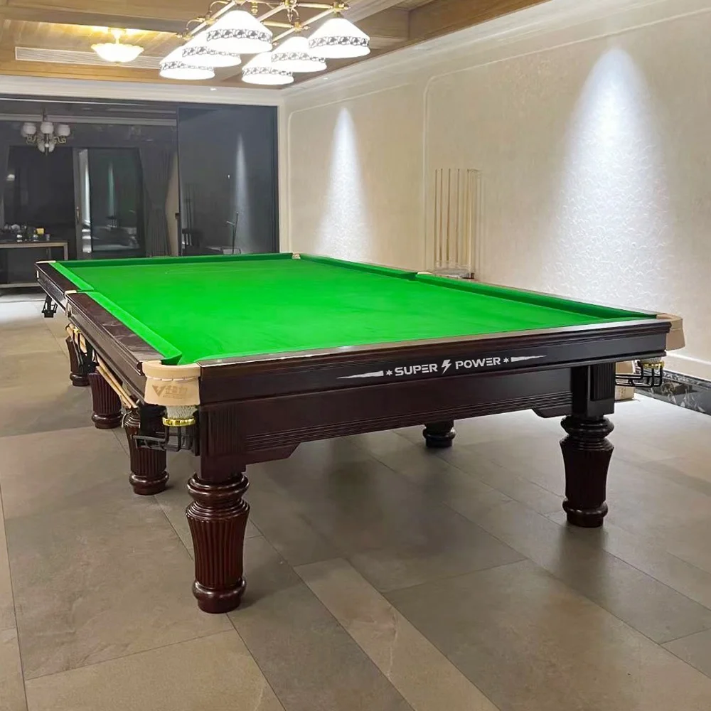 2023 Tournament international standard wood cushion snooker table 12ft 10ft game play snooker table usa for sale