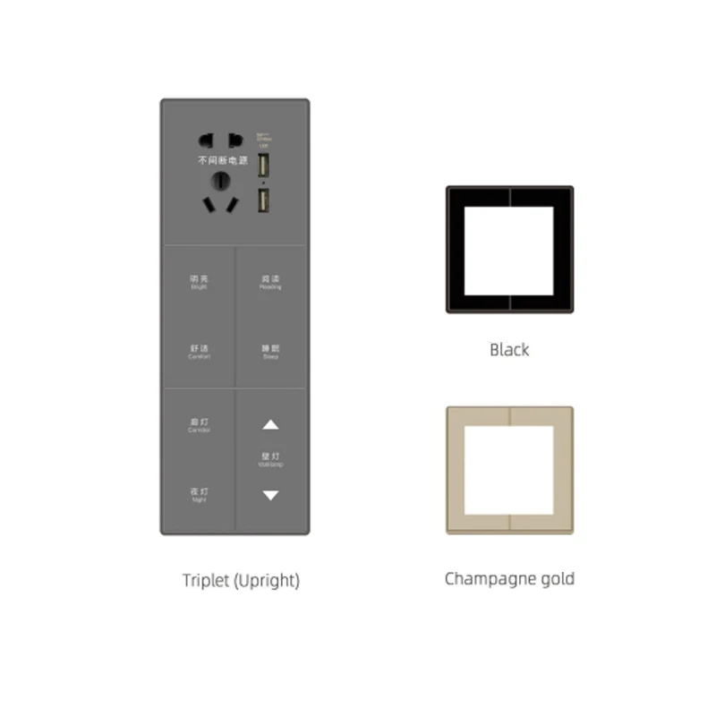 China Supplier eWeLink tuya app Voice Control 1/2/3 Gang Smart Switch Module Home Wifi Smart wall Switch