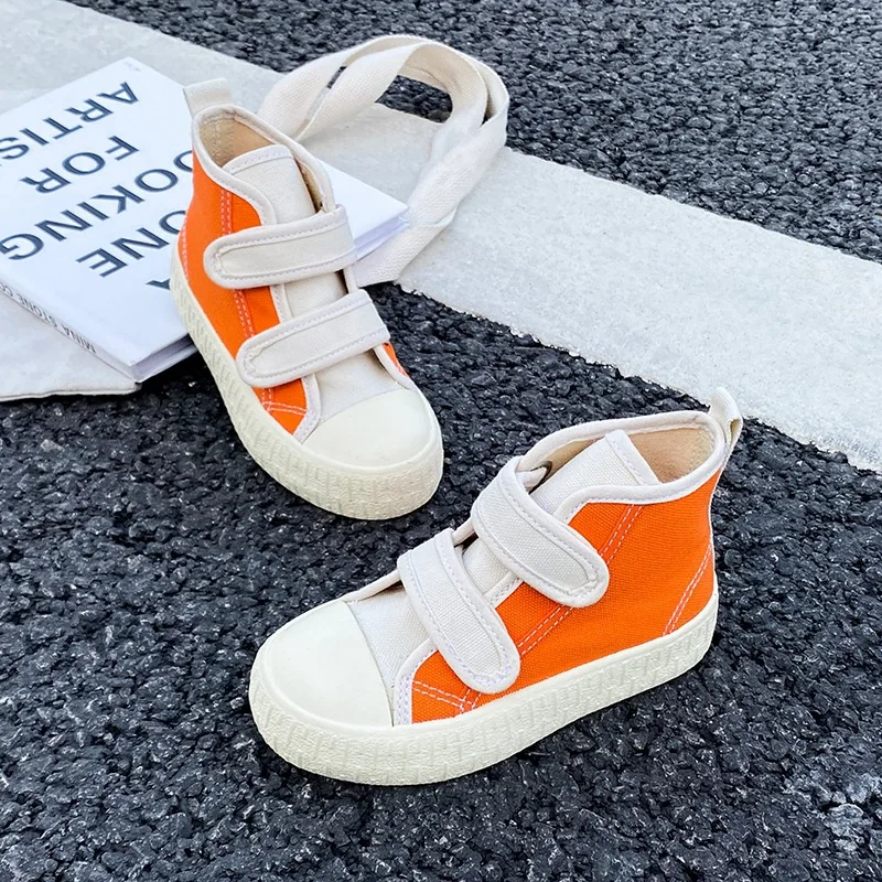 Spring Children Canvas Shoes Boy Sneakers Autumn Fashion Kids Shoes Casual Girls Flat Sports Running Shoes Student