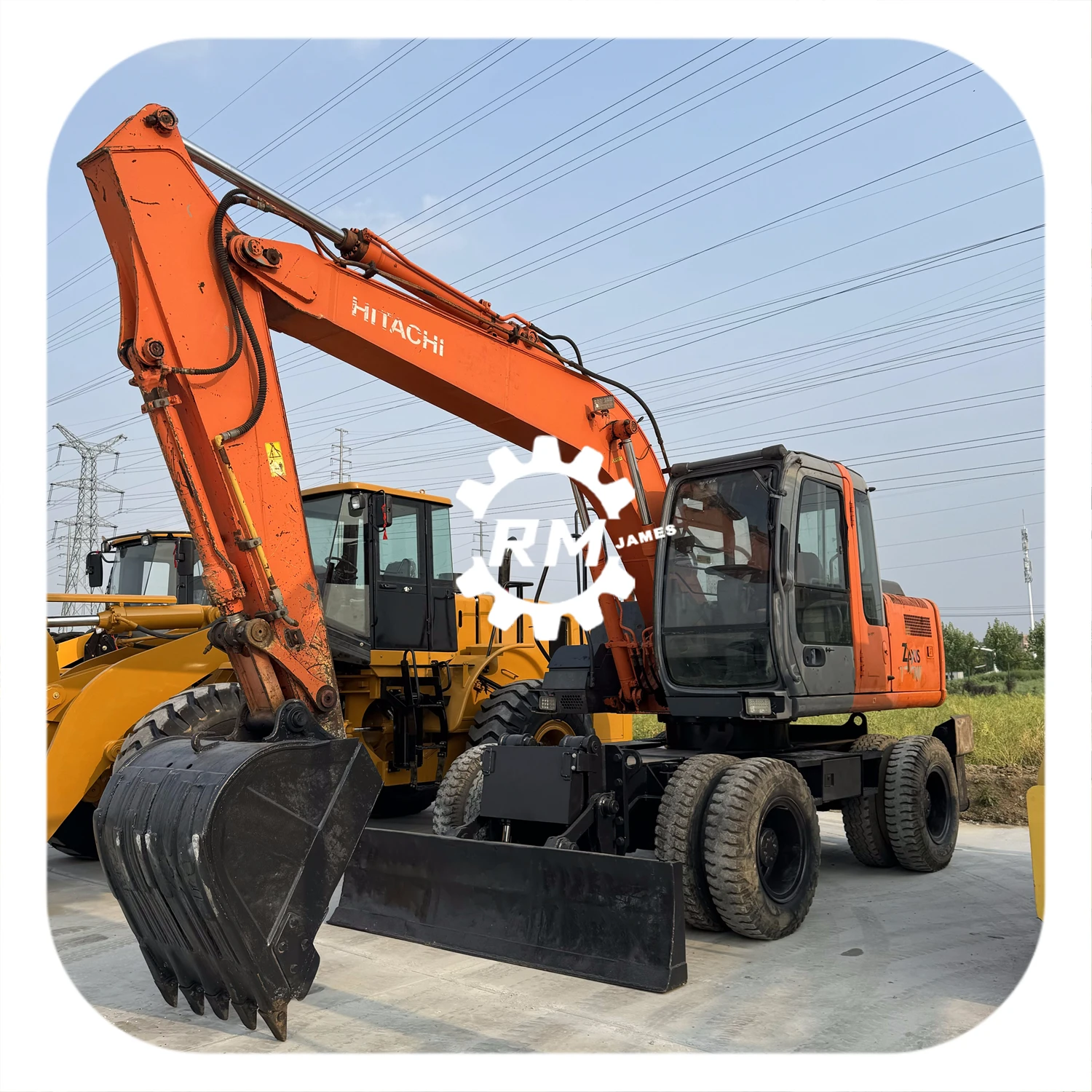 Экскаватор б/у Hitachi ZX130W оригинальный японский высокопроизводительный Подержанный ZX120-5 для хорошей продажи