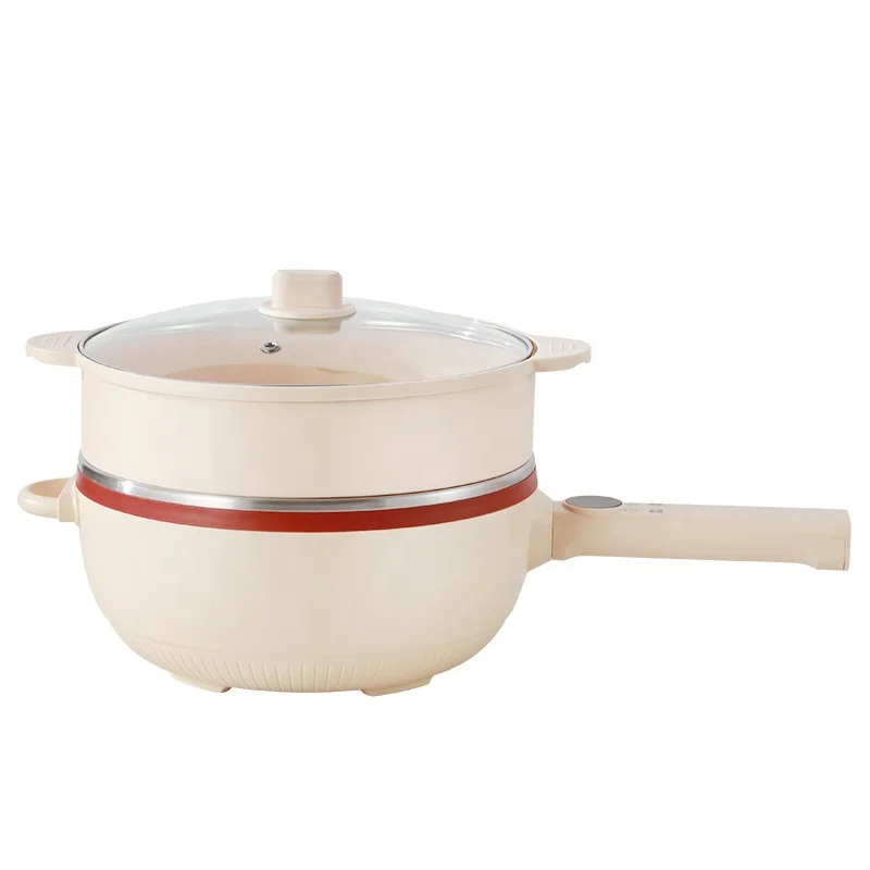 EU plug High-Power Double-Layer Large-Capacity Honeycomb Electric Hot Pot Non-Pick Non-Stick Sptula Smart Cookware Household