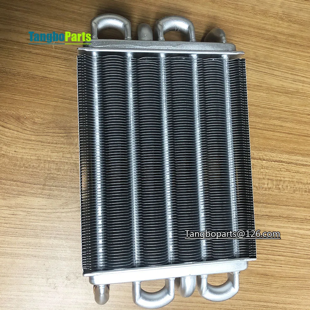 Gas Wall Hanging Furnace Spare Parts Copper 225MM Main Heat Exchangers for BAXI MAIN5 Boilers Replacement