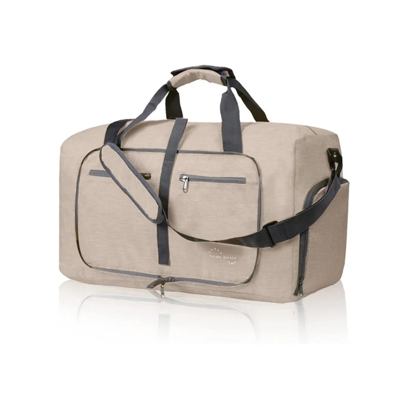 Lightweight Sport Foldable Travel Duffel Bag Large Travel Luggage Bag with Shoes Compartment