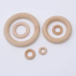 12mm-150mm lotus wood ring Natural Wooden circle Ring Unfinished Wood Jewellery Craft ring