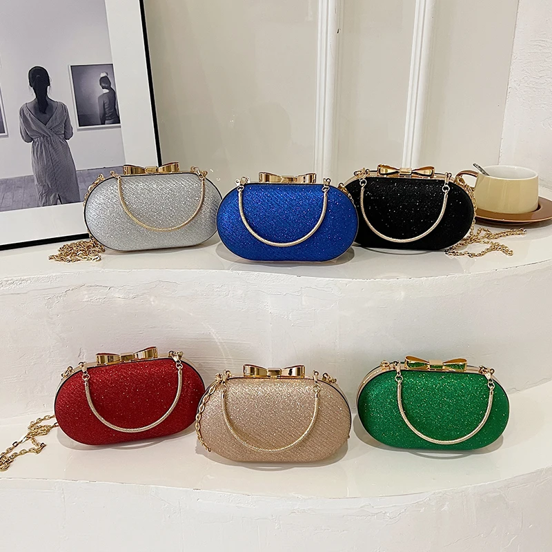 2024 Sparkly Crystal Luxury Bling Trendy Crossbody Purses Women Evening Purse Clutch Bag Shoulder Bags Women Evening Clutch Bags