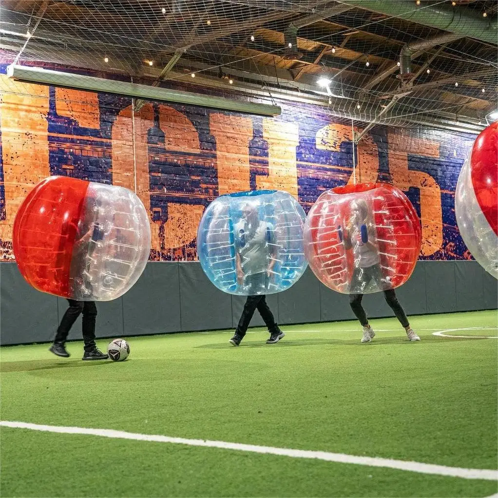 Factory custom high quality soccer bubble Inflatable Human Body Adult Bumper Bubble Ball clear football bubble ball