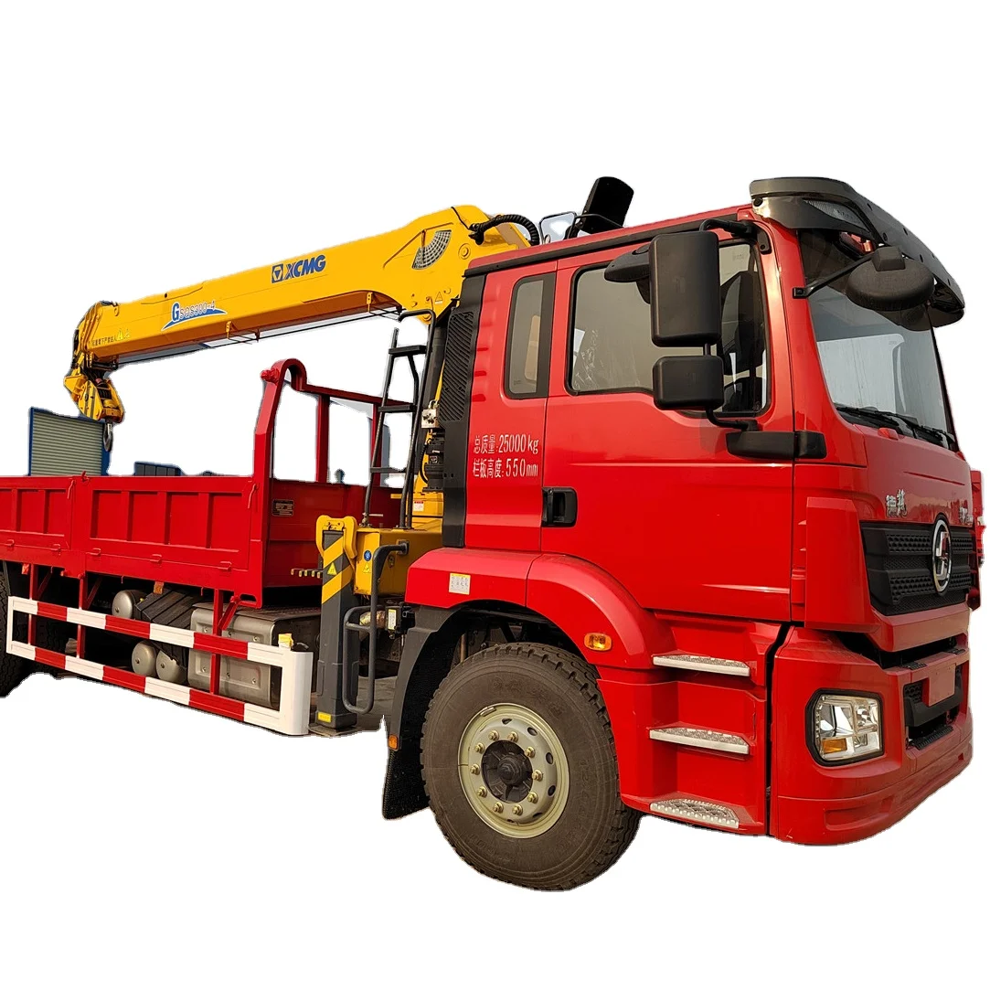 Shacman M3000. 6*4 straight Boom Crane Hydraulic Mobile Truck 10 Ton Manipulator Crane Truck with Lifting Arm