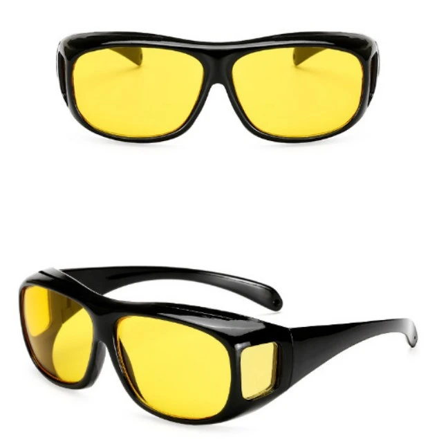 Night Vision Glasses Anti Glare Fit Over Prescription Glasses HD Polarized Night Driving Glasses For Women Men