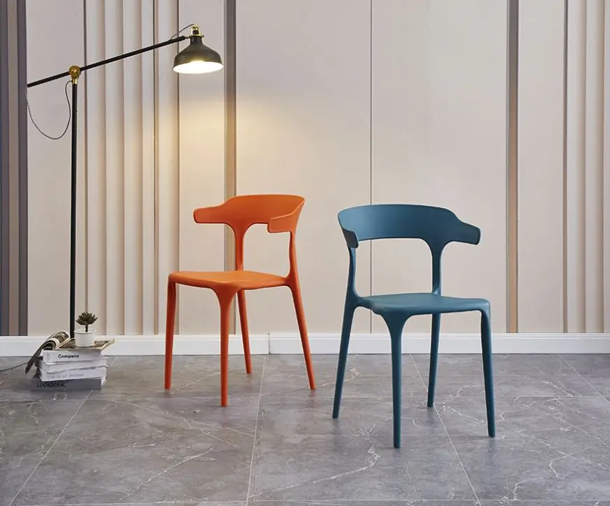 Free Sample nordic design plastic chair home furniture modern luxury dining chairs for sale