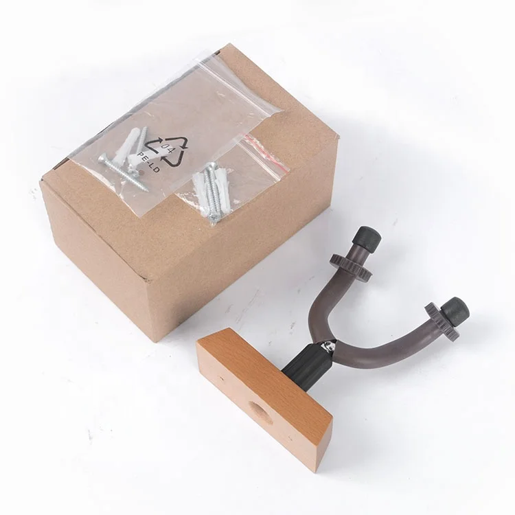 Firm Solid Wood Ukulele Hange Wooden Violin Guitar Hanger Guitar Wall Stand Mount Bracket Holder