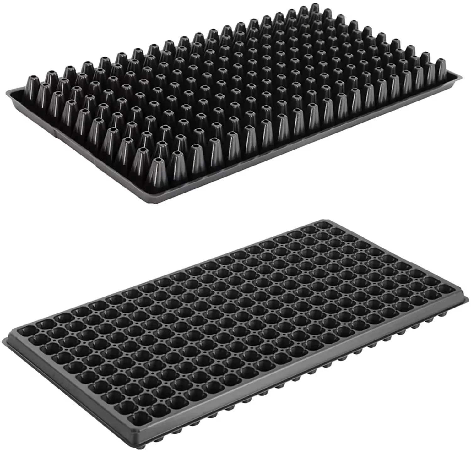 Wholesale Cheap Plastic Nursery Tray Plant Germination Growing 21/32/50 Cells Seedling Trays for Garden vertical farm greenhouse