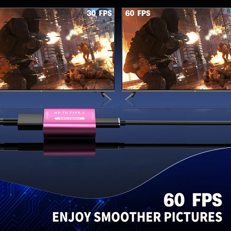 USB-Карта видеозахвата USB2.0 4K 30 Гц для записи видео и прямой