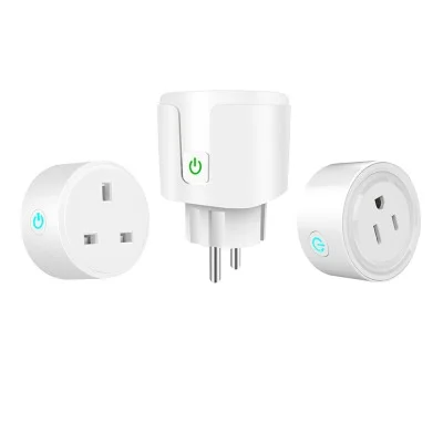 Tuya Smart Plug 10A 16A With Power Meter Monitor Function EU US UK Standard 110-250V Smart Life App Smart Relay