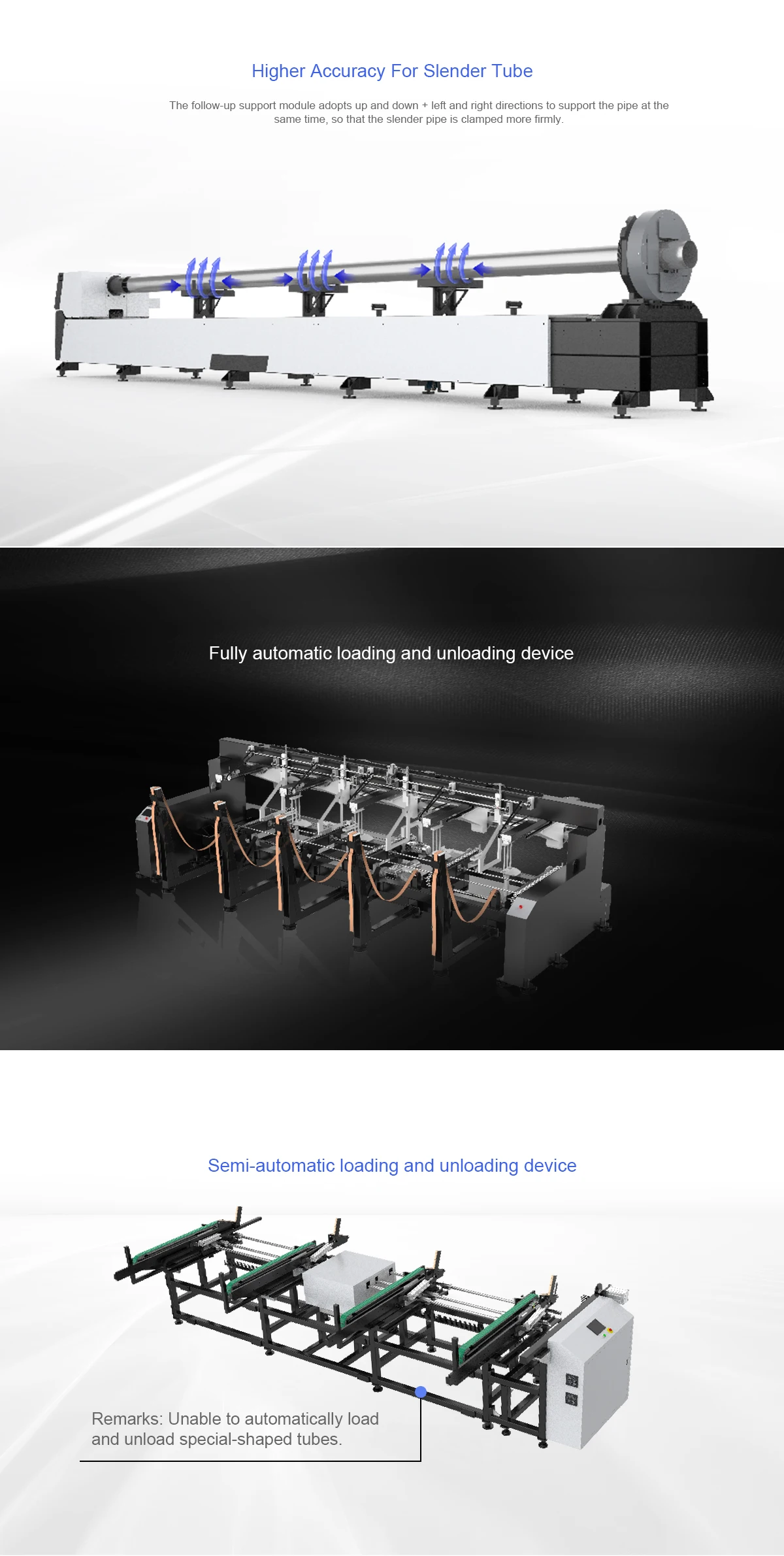 Factory sales 6016 precision laser pipe cutting machine 6 meters long 160mm diameter metal pipe cutting