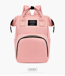 Manufacturer Spot Mommy Bag Multifunctional Double Shoulder Maternity Bag Fashion Nylon Zipper Waterproof Diaper Bag