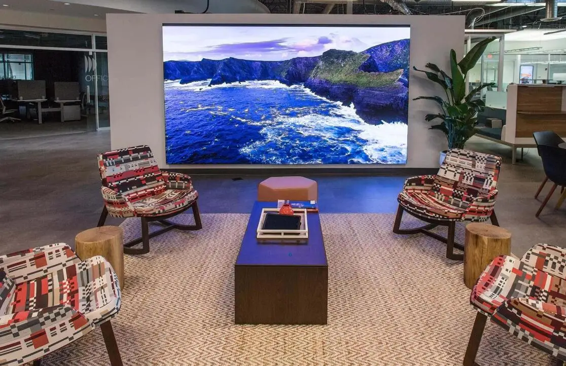 New Front Service TV Studio Standing Fixed 3D Visual LED Video Wall 1.25 1.53 1.66 1.86 2mm Modular Fine Pixel Pitch LED Panels