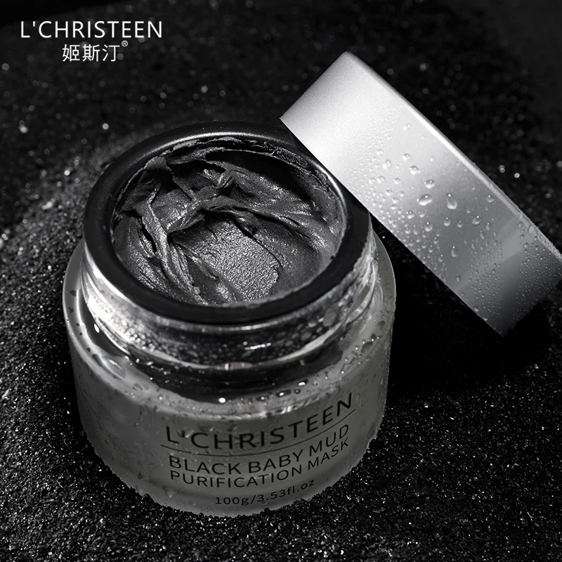 
Sea Mud Magnet Facial Mask Skin Care Private Label Brighten Deep Cleaning Organic Skin Care Black Mud Purification Mask 