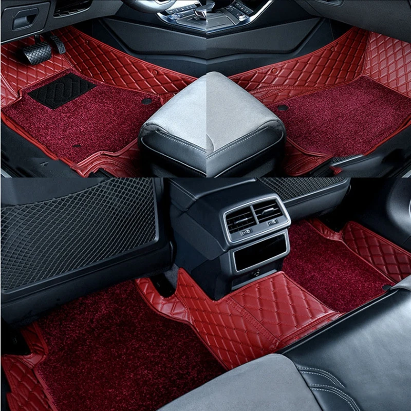 High Quality Selling Four Seasons General Good Quality Silk Ring Non-slip Waterproof Car Foot Mat Suitable For Nissan Cars