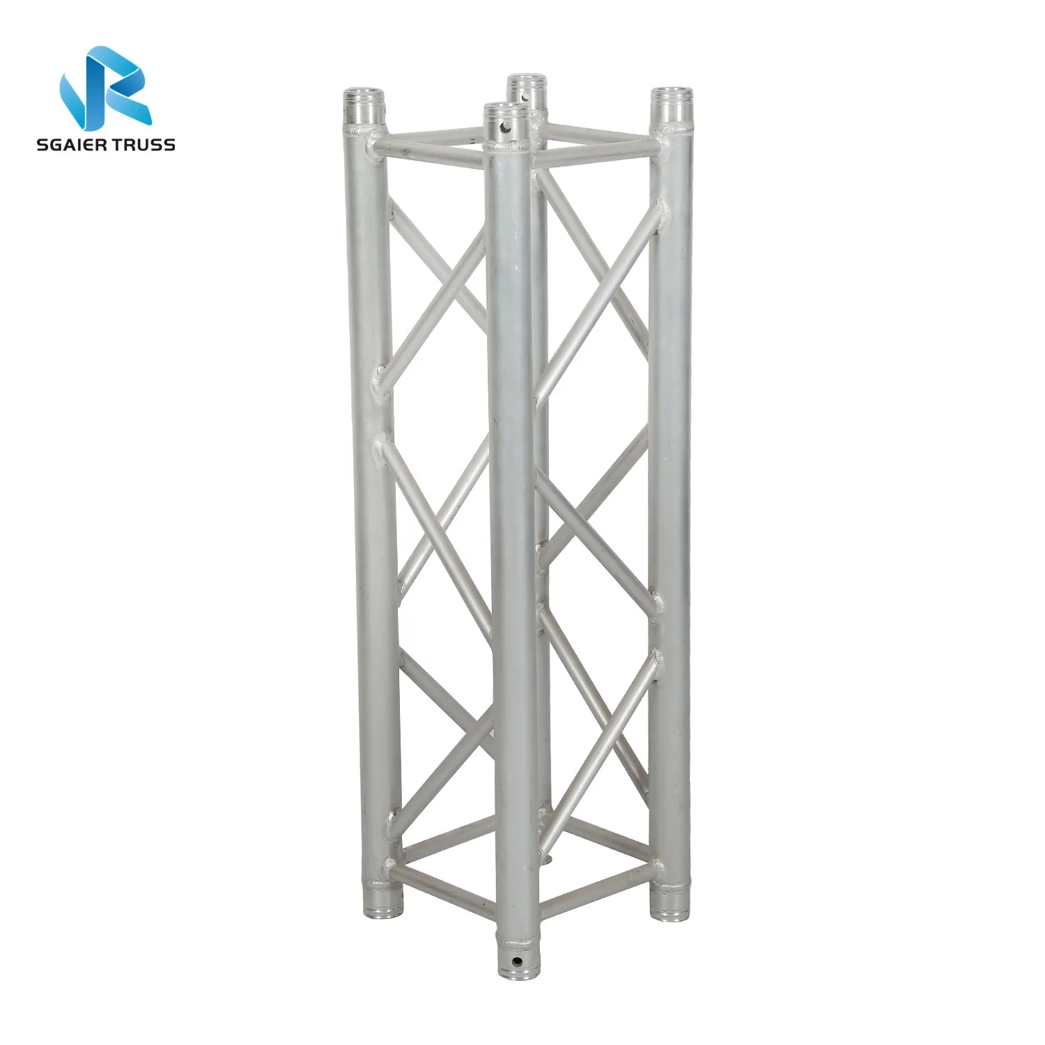 Sgaier Aluminum Alloy Truss Lift Tower Hanging Led Screen Small Stage Truss For Outdoor Performance