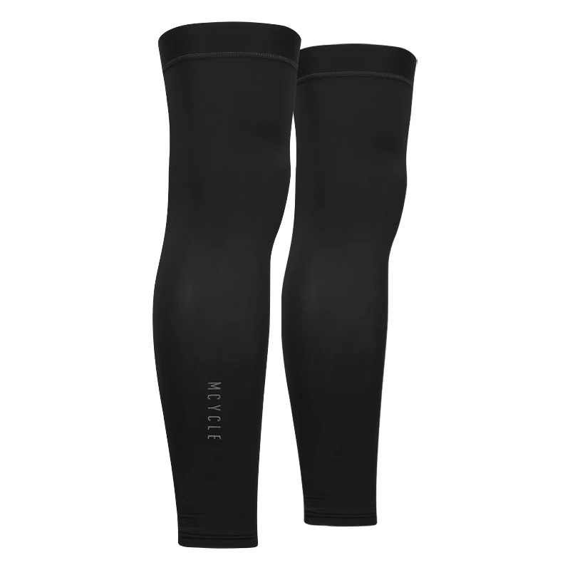 Custom Cycling Leg Warmer UV Protective High Elasticity Compression Fleece Thermal Cycling Bicycle Riding Leg Warmer Sleeve Net