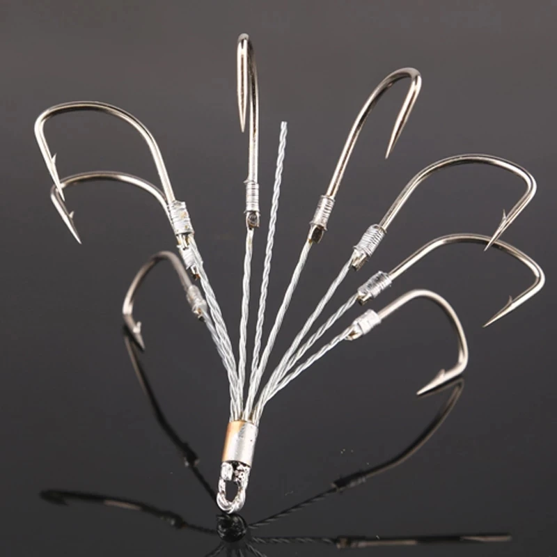 Fishing Hooks 4/5/6/8 Claw High Carbon Steel Treble Hooks Fishhook Super Sharp Fishing Grappling Hook Fishing GearTackle