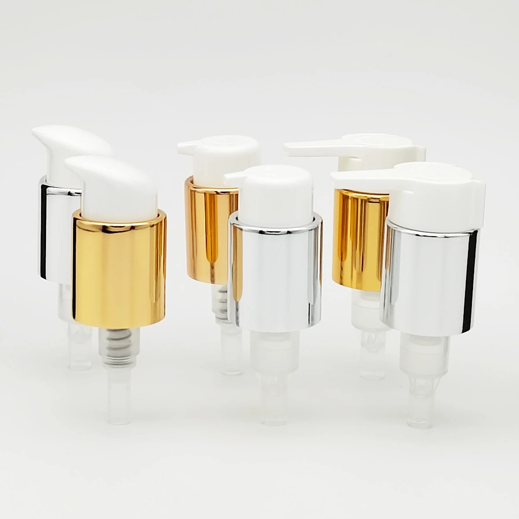 Factory manufacturer Cream lotion pump 24 410 white color  treatment pump for cosmetic packaging