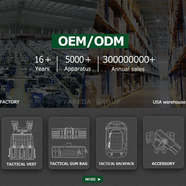 Yakeda in Stock Outdoor Large Capacity Water Bags Carrier Dport MOLLE Camo Style Hiking Cycling Water Tactical Backpack