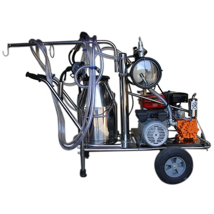 High quality the cow sheep with electric pulse milking machine