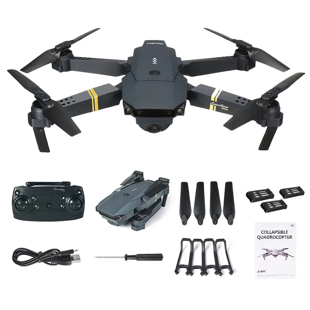E58 drone HD 1080P/720P/480P Camera WIFI FPV Hight Hold Mode Foldable Arm RC Quadcopter Drone  Pro E58 Drones