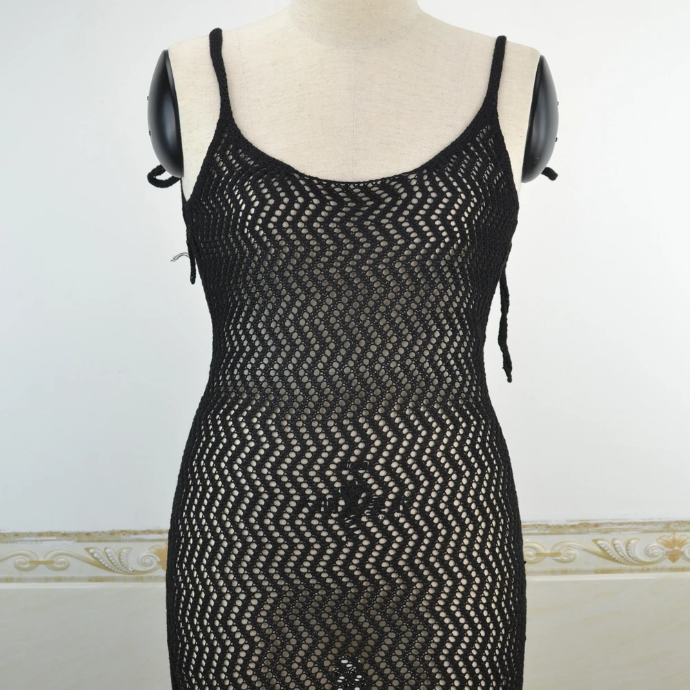 New arriving Cut Out Smocking Female Dresses Fitted See Through White Cotton Women Casual Bodycon Dress