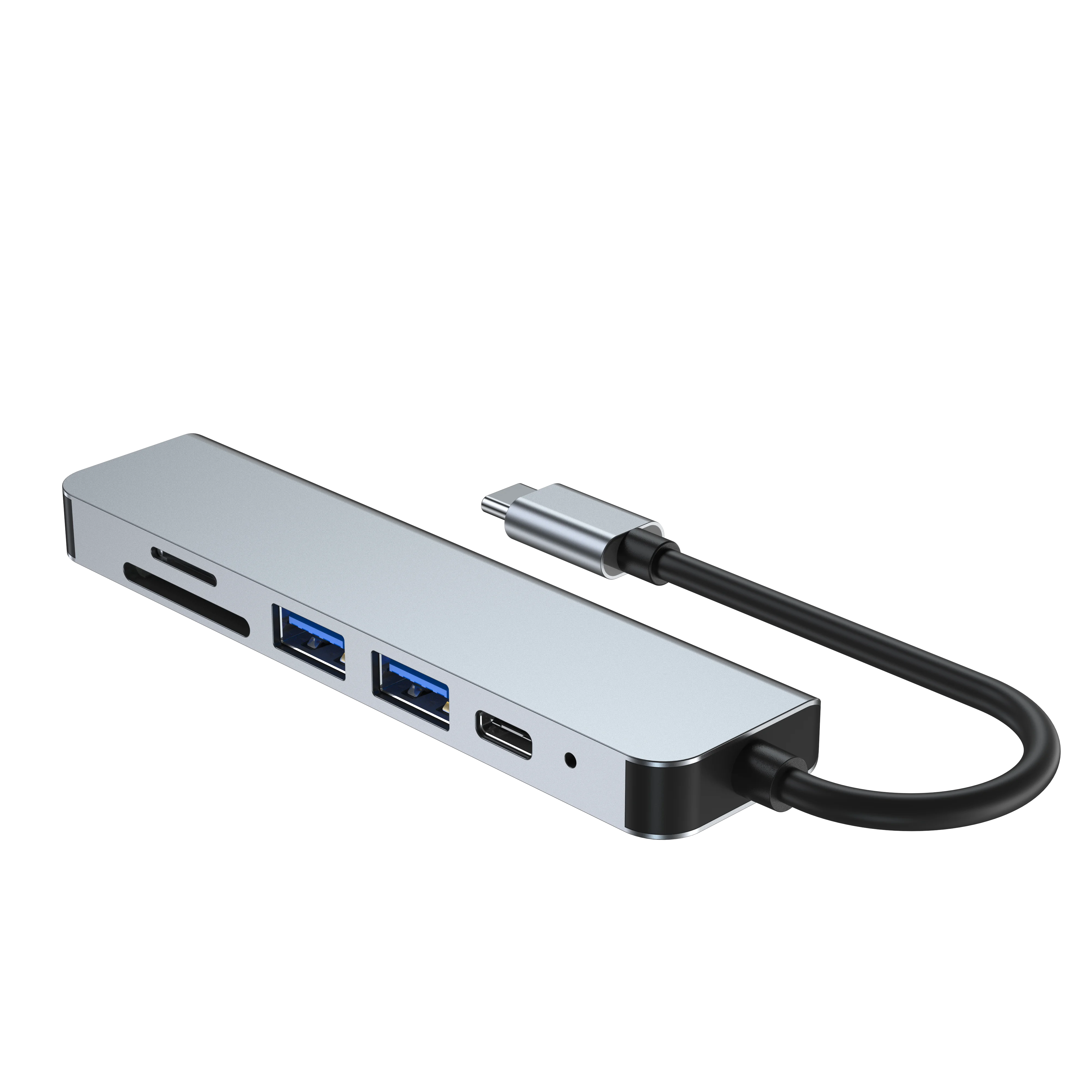 Аксессуары для периферийных устройств 6 в 1 совместимый с USB-3 0 адаптер-концентратор ноутбука док-станция Nintendo Switch