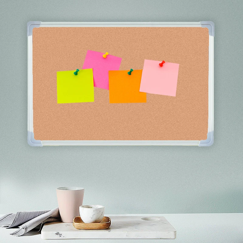 school classroom and office Notice bulletin board soft cork board
