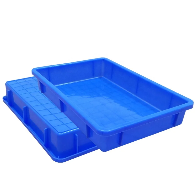 Wholesale PP High load Workshop industrial stackable parts storage plastic tray