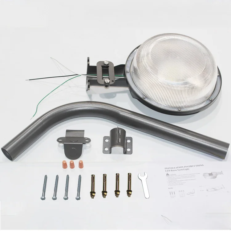 DLC ETL listed Dusk to Dawn Photocell Sensor 42W 58W Outdoor LED Barn Light